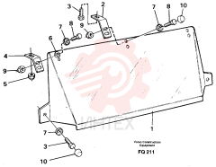 Sun visor VOE 14250507