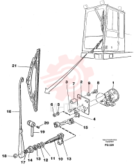 Wiper Motor VOE 4803421