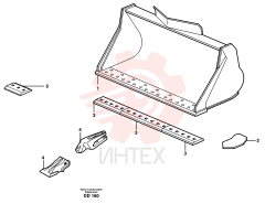Нож ковша VOE 11082599 (8)