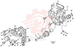 Timing gear casing
