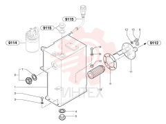 Hydr fluid tank PJ 5020085 (1)