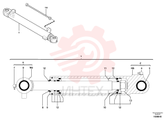Гидроцилиндр стрелы PJ 5670853 (1)