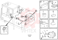 Battery cable VOE 14341647