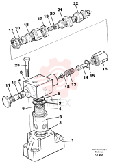 Pressure limiting valve VOE 14241445 (1)