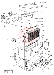 Cab heater VOE 14248796