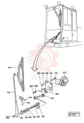 Wiper motor VOE 4803421 (2)