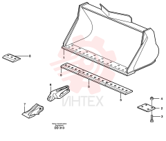 Нож ковша VOE 11111760 (1)
