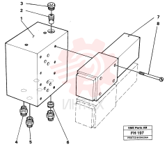 Valve body VOE 14243111