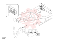 Reversing warning unit