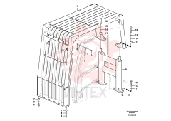 Protecting grating