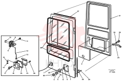 Hinge flange