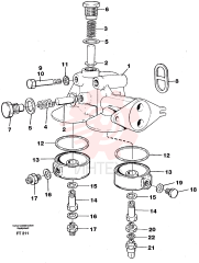 Oil filter housing