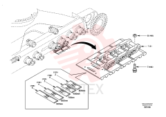 Гусеничная цепь SA 1182-00671