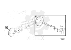 Ленивец (Направляющее колесо гусеницы) VOE 14571720 (2)