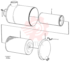 Air Cleaner VOE 11110109