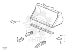 Нож ковша VOE 11156661 (1)