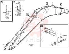 Hydraulic hose VOE 14257704
