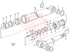 Sealing kit VOE 11999886