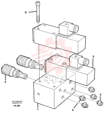 Valve body VOE 14247352