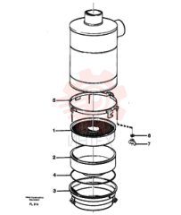 Oil bath air cleaner