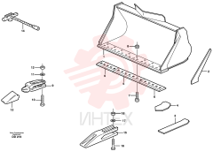 Нож ковша VOE 11010393 (2)