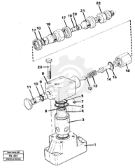 Pressure limiting valve VOE 14241445