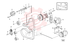 Belt tensioner VOE 21155561