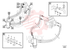 Hose assembly VOE 14880713