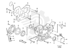 Timing gear casing VOE 11713614