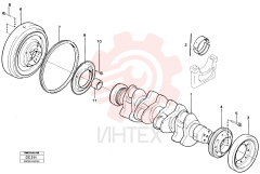 Подшипник коренной коле VOE 20405541
