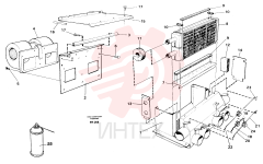 Cab heater VOE 14248796