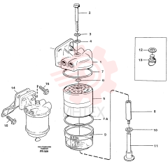 Фильтр топливный VOE 11998124