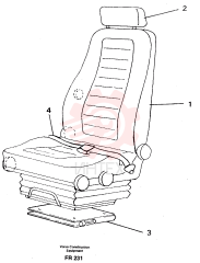 Rubber cushion VOE 11990587
