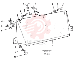 Sun visor VOE 14250507
