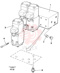 Valve body VOE 14250987