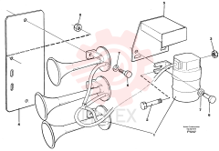 Compressor Horn VOE 14261012 (2)