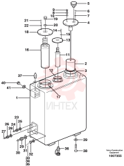 Hydraulic fluid tank VOE 14380070