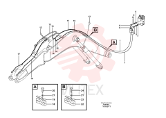 Hydraulic hose VOE 14377409
