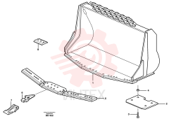 Нож ковша VOE 11045586 (1)