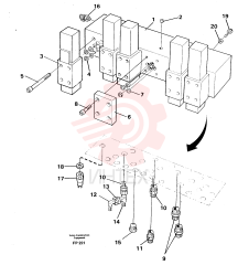 Mounting plate VOE 14254593 (1)