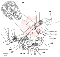 Suction pipe VOE 14238096 (1)