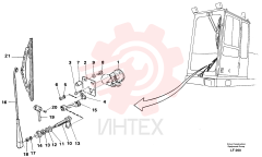 Wiper Motor VOE 4803421 (2)