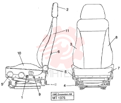 Operator's Seat VOE 6627851