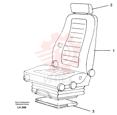 Rubber cushion VOE 11990587 (2)