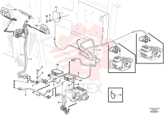 Cable harness VOE 12744047 (5)