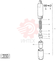 Форсунка топливная (инжектор) VOE 4881622