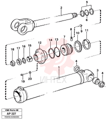 Piston seal VOE 11088467