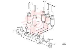 Distribution block VOE 11176816