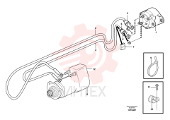 Flange lock nut VOE 948645 (2)