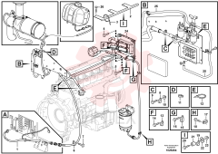 Flange lock nut VOE 948645 (1)